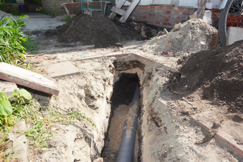 Excavation for Gas Line Relocation